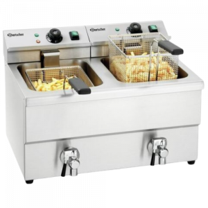 FRITYR BARTSCHER Dobbel IMBISS II Bartscher med tappekran