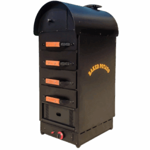 Gass bakt potet ovn 4 etasjer