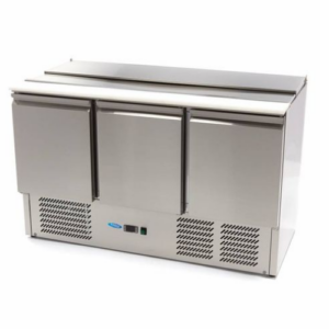 Max Saladette - 400L - 137cm - 3 dører - inkl. skjærebrett