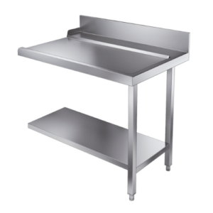 CombiSteel utløpsbord med bunnhylle 1100 mm, høyre