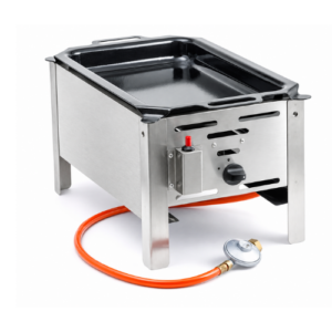 HENDI Bake-Master Mini gassgrill med emaljert stekepanne