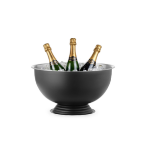 HENDI champagnebolle i rustfritt stål, svart, 13 L