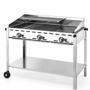 HENDI Green Fire gassgrill med 3 brennere