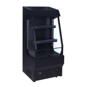 Combisteel åpen kjølemonter 165 liter, svart \ 660 x 710 x 1470 mm