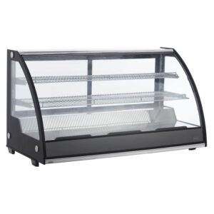 Combisteel kjølemonter 201 liter, buet glass, 2 hyller \ 1217 x 590 x 685 mm