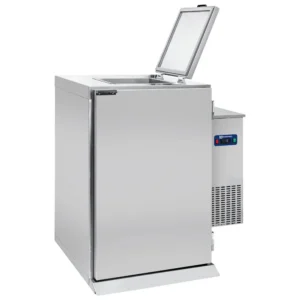 Virtus- Mastro avfallskjøler for 1 x 120/240 liter, aggregat til høyre og vinterkit ,  1 090 x 980 x 1 280 mm
