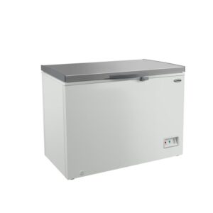 Combisteel fryseboks 402 liter med lokk i rustfritt stål \ 1275 x 740 x 825 mm