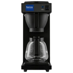 Mastro EFB0002/K profesjonell kaffetrakter med glasskanne 1,8 liter og 2 varmeplater