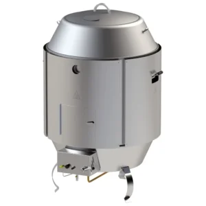 Nayati NGDR910 gassdrevet andesteker i rustfritt stål, 470 liter