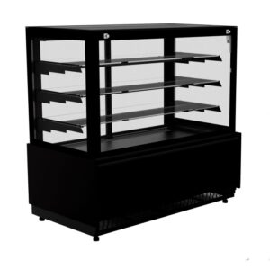 Combisteel kjølemonter Nero 0.9 for kaker, svart, 937 mm x 790 mm x 1400 mm