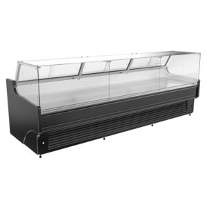 Combisteel Maurice 1.5 kjølemonter med platekjøling, svart  1580 x 1080 x 1200 mm