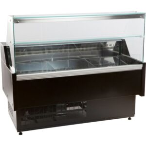 Combisteel Oscar 1.5 kjølemonter svart, LED 1584 x 815 x 1280 mm