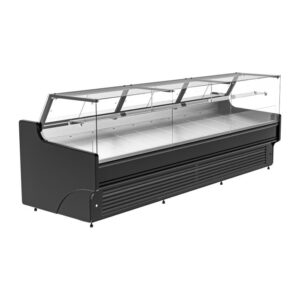 Combisteel kjølemonter 2,0 m, 521 liter, svart  1955 x 1080 x 1200 mm