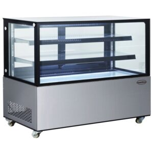 Combisteel kjølemonter med 2 hyller, 470 liter, svart/rustfritt stål 1500 x 675 x 1210 mm