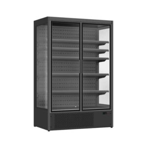 Combisteel Luke kjølereol med 5 nivåer, 1400 liter, svart 1270 x 600 x 1570 mm