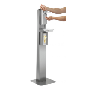 Bartscher DH1 1460 hygienestasjon med desinfeksjons- og hanskedispenser