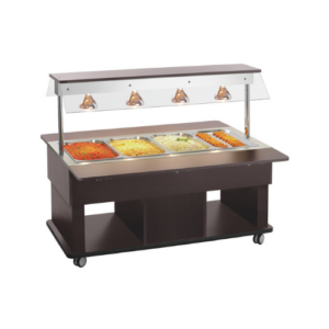 Bartscher buffévogn med varme for barn, Kids W4110-150W, 4 x 1/1 GN , 1425 x 1160 x 1200 mm