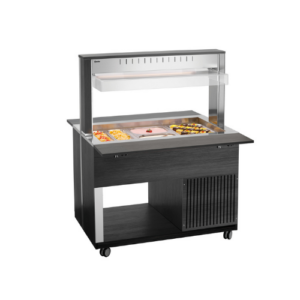 Bartscher buffévogn med kjøling Max 311-Cool A, 3 x 1/1 GN, antrasitt ,  1170 x 895 x 1510 mm