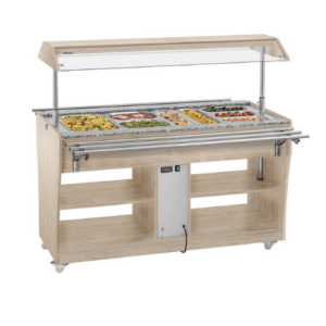 Bartscher Max 311-Hot A buffetvogn med vannbad, 3 x GN 1/1 ,  1 170 x 1 250 x 1 510 mm