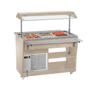 Bartscher Max 311-Hot A buffetvogn med vannbad, 3 x GN 1/1 ,  1 170 x 1 250 x 1 510 mm