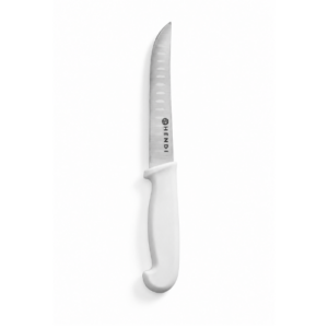 HENDI HACCP universalkniv med Granton-blad, hvit, 130 mm