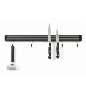 HENDI knivmagnet med kroker, 470 mm