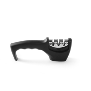 Knivsliper med 3 slipefunksjoner, svart