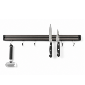 HENDI knivmagnet med kroker, 620 mm