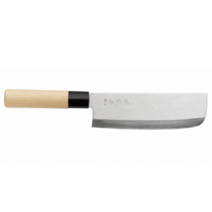 HENDI Nakiri grønnsakskniv med trehåndtak, 165 mm