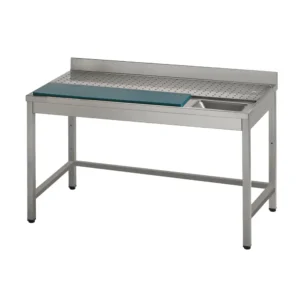 Mastro DTLP714 fiskeforberedelsesbord i rustfritt stål, 1400 mm
