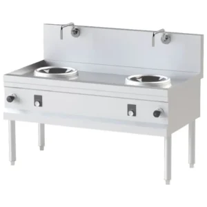 Mastro NEWI1475 induksjonswok med 2 kokesoner, 10 kW