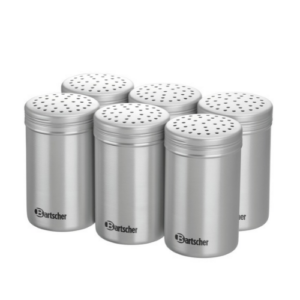 Bartscher Saltstrøer 300 ml i aluminium, 6 stk.