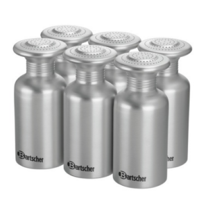 Bartscher Saltstrøer 650 ml i aluminium, 6 stk.