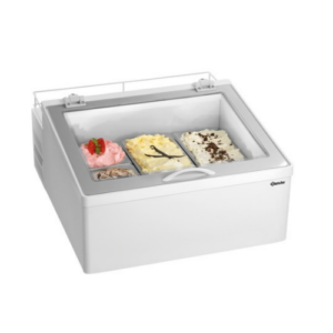 Bartscher 3x5L-F iskremfryser med glasslokk, 15 liter