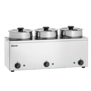 Bartscher Bain-Marie Hotpot med 3 gryter à 3,5 liter