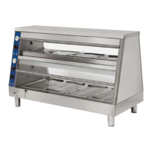 Mastro bain-marie matvarmer med 2 nivåer, 4 x GN 1/1 + 4 x GN 2/3 , 1500 x 691 x 932 mm
